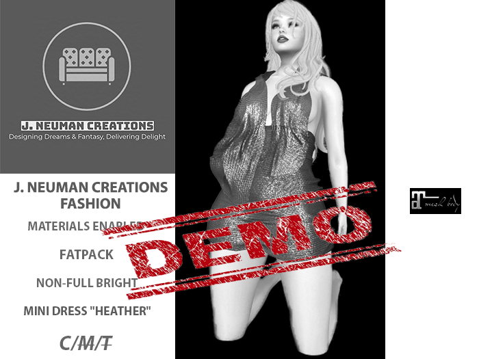 [JNC-F] MINI DRESS "HEATHER"-MAITREYA FATPACK-DEMO