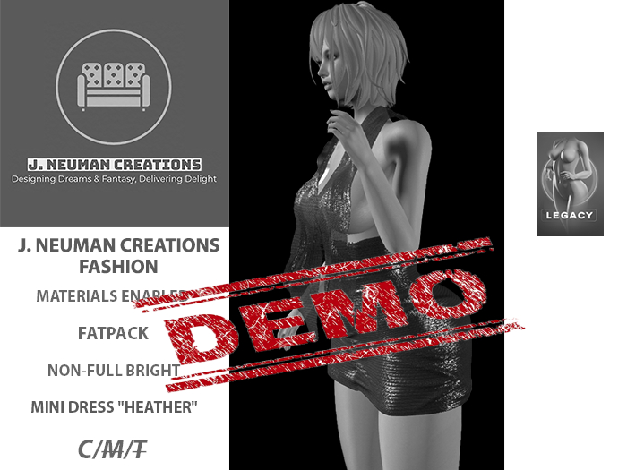 [JNC-F] MINI DRESS "HEATHER"-LEGACY FATPACK-DEMO