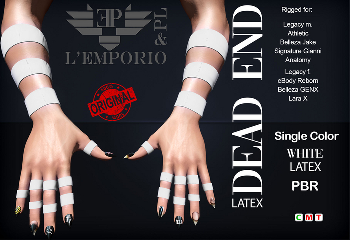 L'Emporio&PL ::*Dead End*:: Bands Latex [WHITE]