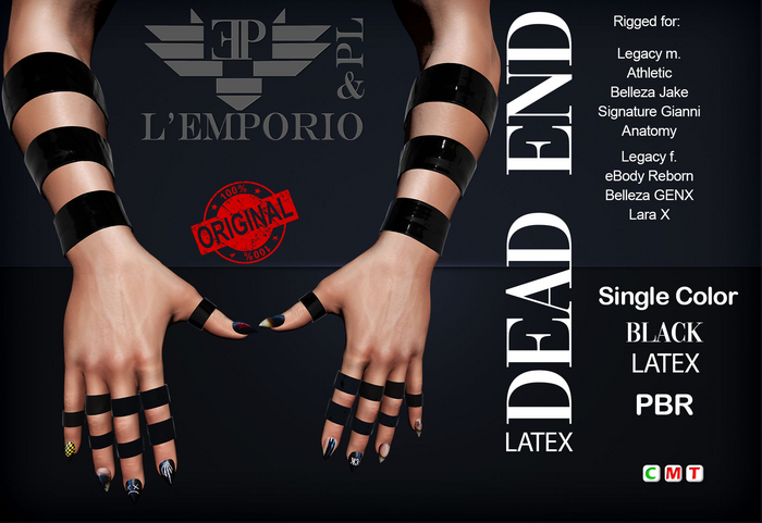 L'Emporio&PL ::*Dead End*:: Bands Latex [BLACK]
