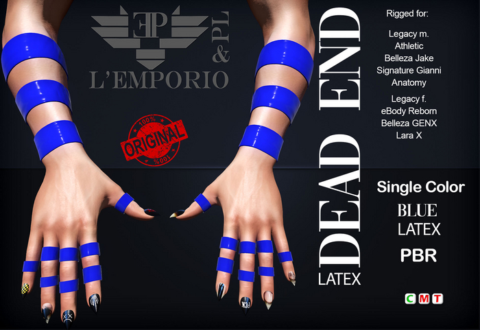 L'Emporio&PL ::*Dead End*:: Bands Latex [BLUE]