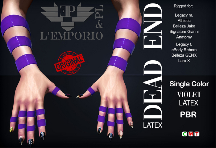 L'Emporio&PL ::*Dead End*:: Bands Latex [VIOLET]