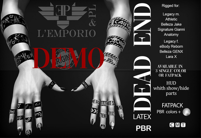 D*E*M*O L'Emporio&PL ::*Dead End*:: Bands Latex   (Boxed)