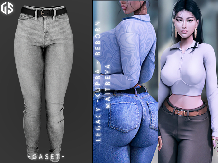 GASET - DENIM GRAY PANT ARELYS