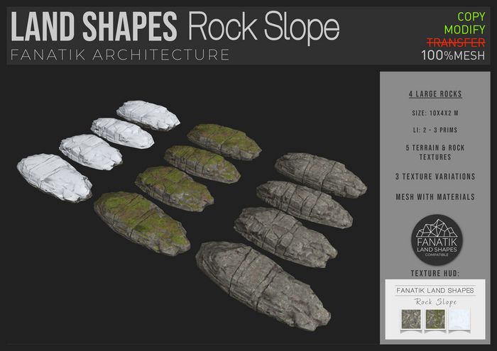 :FANATIK: LAND SHAPES Slopes - landscaping kit