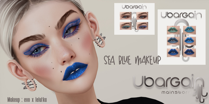 !UG Sea blue makeup
