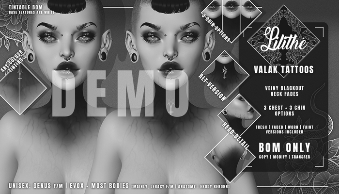 Lilithe'// Valak Tattoos [DEMO]