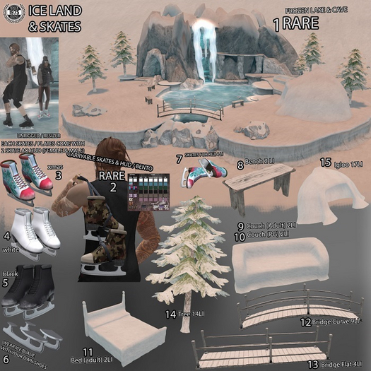 02-[Since1975] Ice Skate Carry RARE + HUD