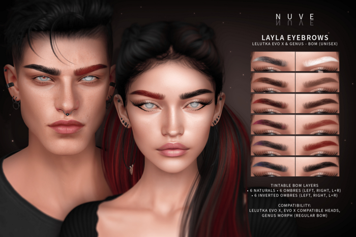Nuve. Layla Eyebrows - Genus MORPH DEMO