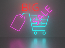 Big sale neon sign Full Permission