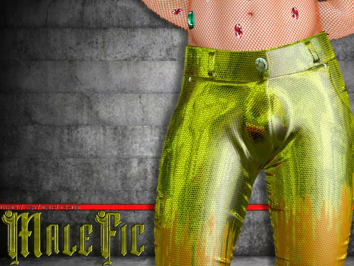 !!MaleFic Diamond Pants- Red