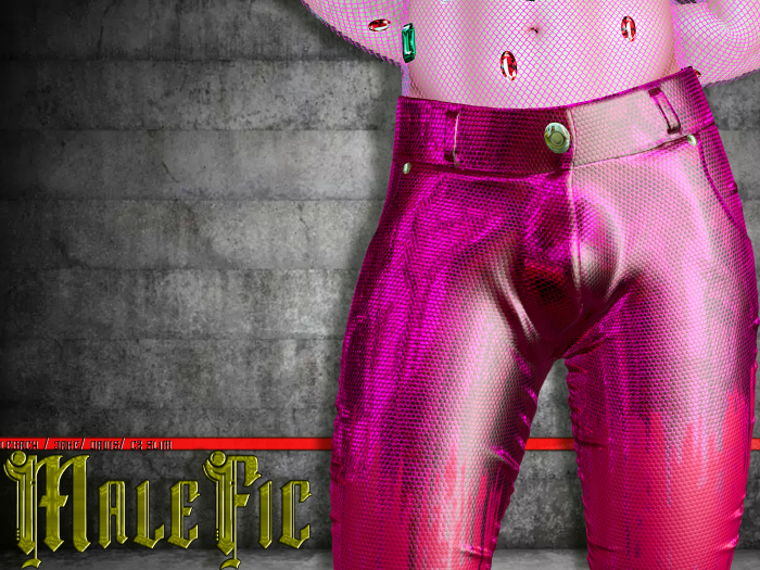 !!MaleFic Diamond Pants- Pink