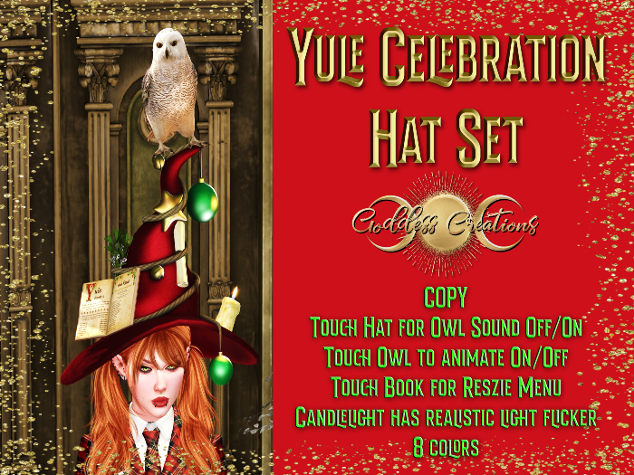 )O( GC: Yule Celebration Hat Set  