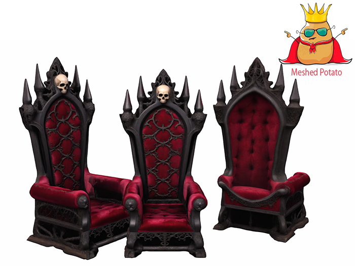 Meshed Potato - Gothic Throne  Full Perm Mesh