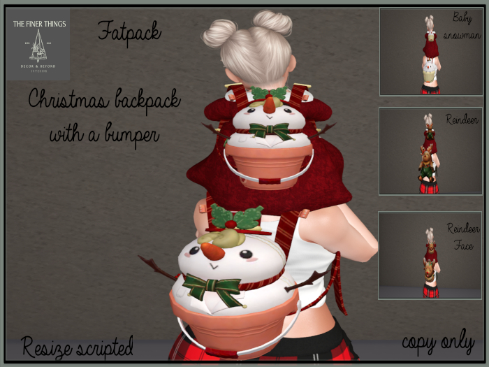 Christmas Backpack with bumper Fatpack
