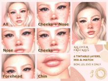 All-over Freckles | BOM, Tintable, Lel Evo X | Au Jus.