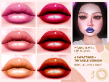 Warm Jewel Lip Gloss | BOM, Tintable, Lel Evo X | Au Jus.