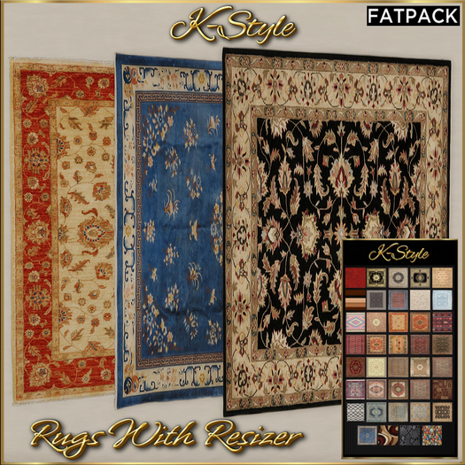 [K-Style] RUGS WITH RESIZER - FATPACK