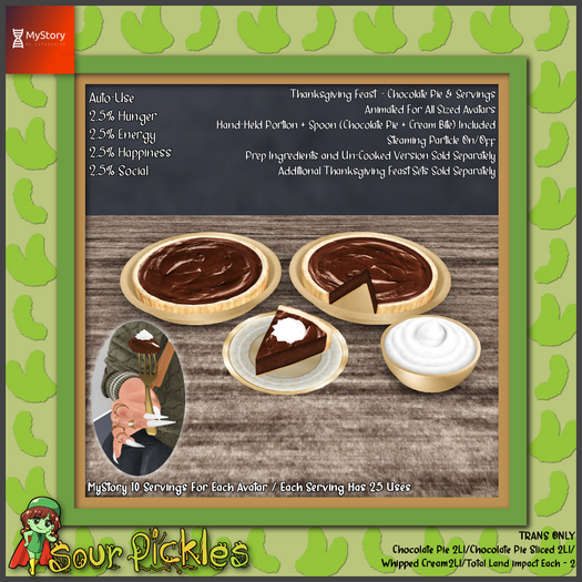 [SP] MyStory Thanksgiving Feast - Cooked Chocolate Pie & Serving