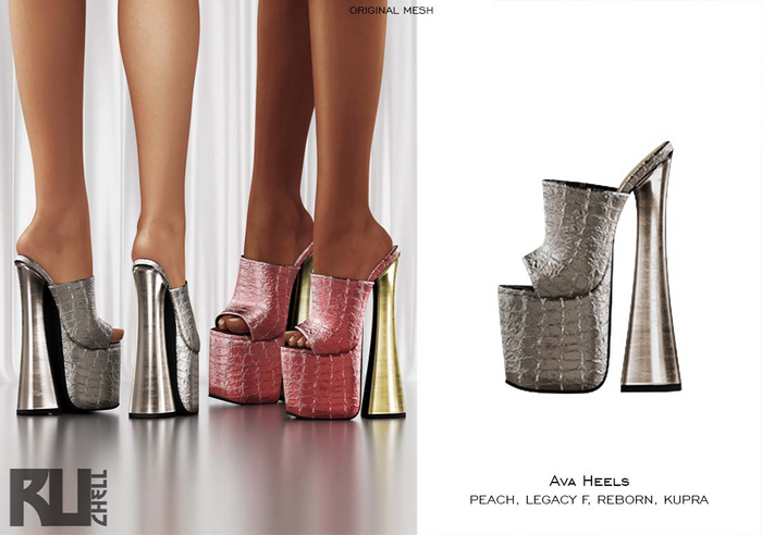 Ruchell: Ava Heels 'Champagne'