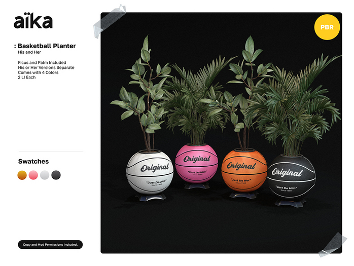 aika - Basketball Planters - Just do her Pack (add)