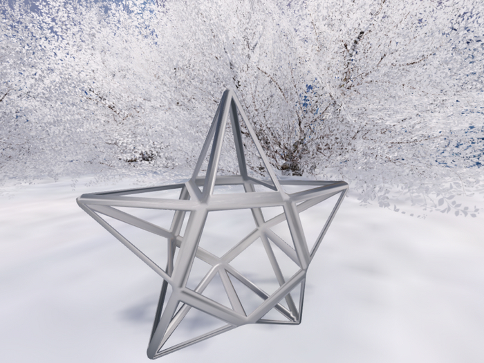 Christmas Star Glass