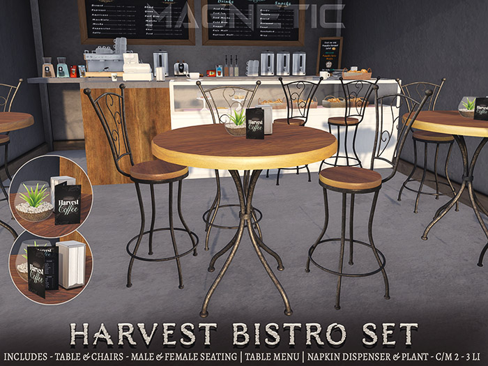 Magnetic - Harvest Bistro Set