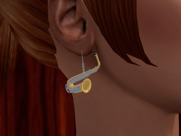 TM Saxophone Earrings