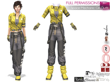 5in1 Full Perm Female Cyberpunk Space Mechanic Full Outfit For Maitreya 5.3 LaraX Ebody Reborn Legacy Belleza Slink