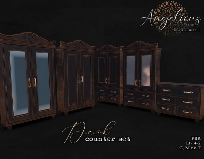 .AngelicUs. Counter Set Dark 