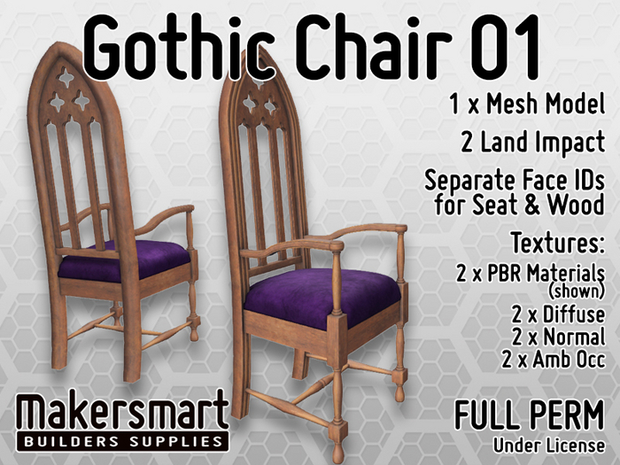 Makersmart: Gothic Chair 01