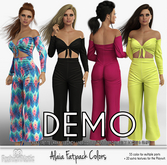Demo Playsuit Alaia Fatpack Colors - LaraX, PetiteX, Legacy, Nerido, Reborn, Waifu, Juicy - FashionNatic