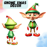 "MB" gnome xmas decor