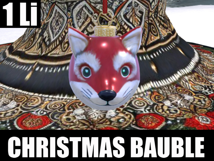 Christmas Bauble Fox