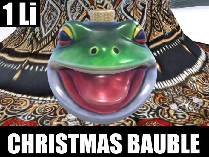 Christmas Bauble Frog