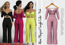 Playsuit Alaia Pink - LaraX, PetiteX, Legacy, Nerido, Reborn, Waifu, Juicy - FashionNatic