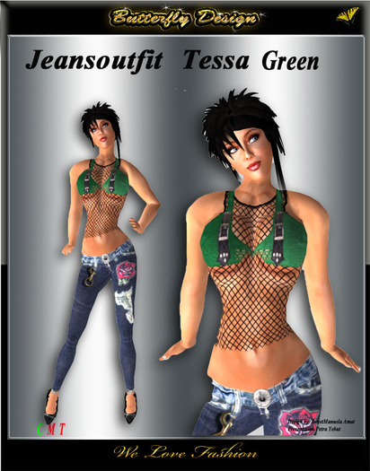 *** Butterfly Design *** Tessa green