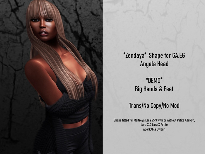 *Zendaya*-Shape GA.EG Angela *DEMO*
