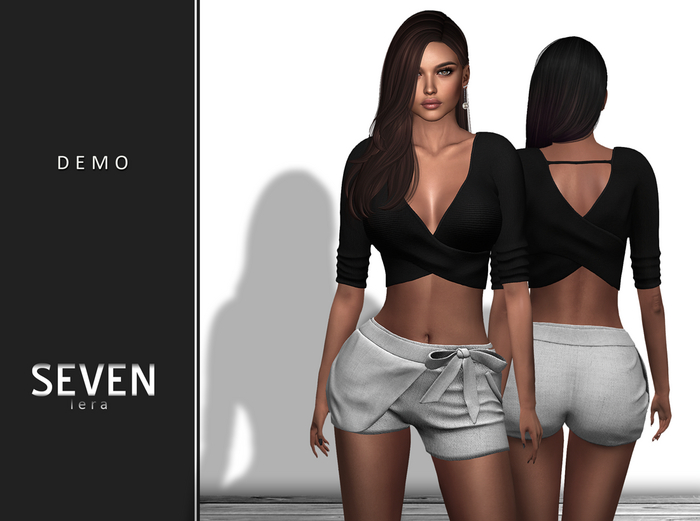 SEVEN - LERA mesh Crop Top (demo)