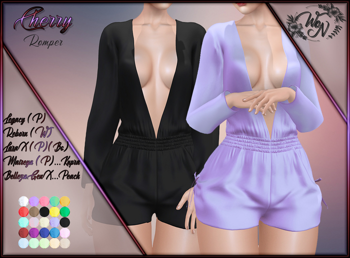 .:WoN:.Cherry romper 