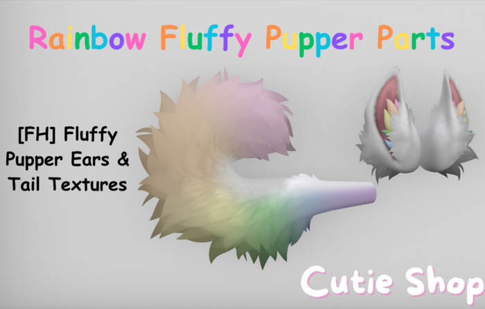 Rainbow Fluffy Pupper Parts