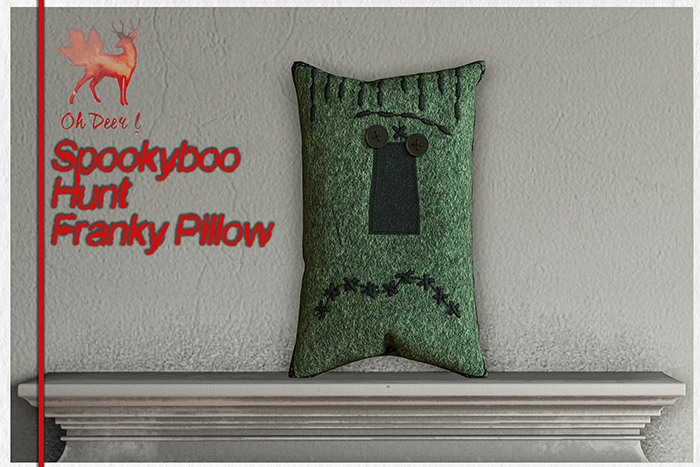 Oh Deer! Spookyboo: Franky Pillow (boxed)