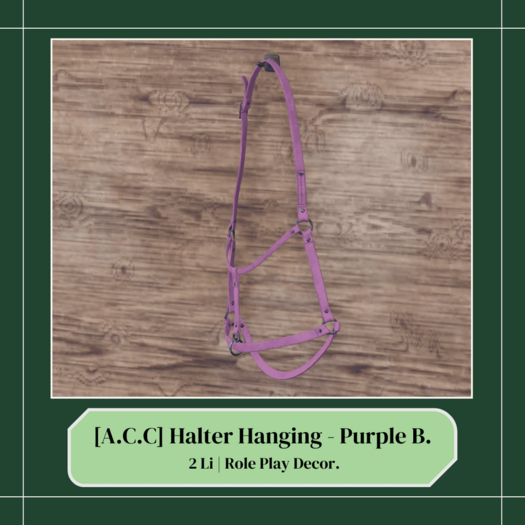 Acres Craft Co. Halter Hanging Purple B