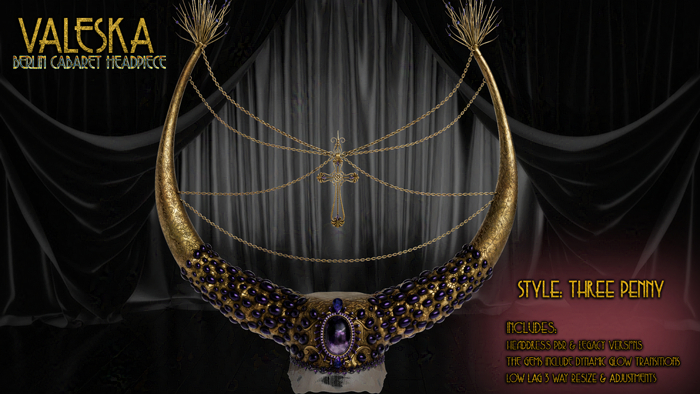 VALESKA Headpiece - Three Penny