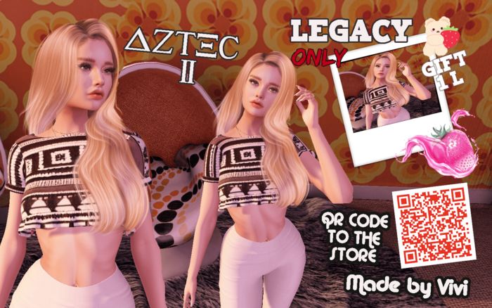 GIFT FOR LEGACY- Aztec 2 Top Vivi