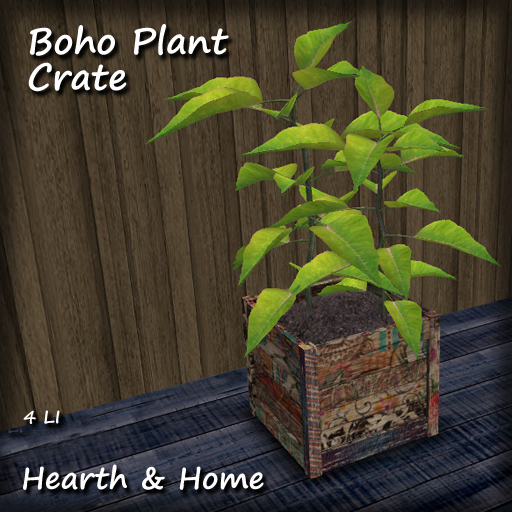 ~H&H~ Boho Plant Crate Decor