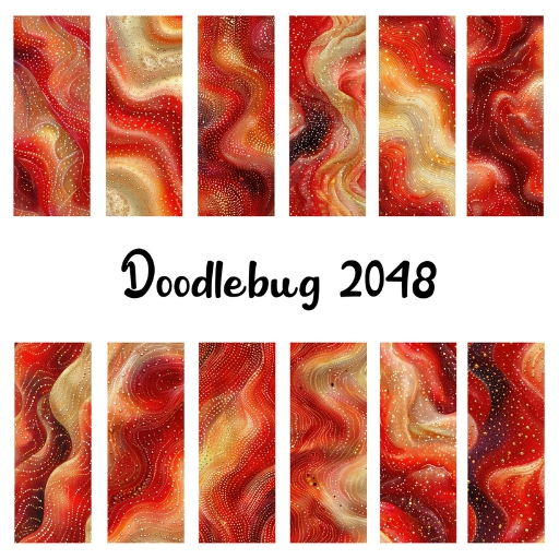 Full Perm Red & Gold Ink Textures 2048