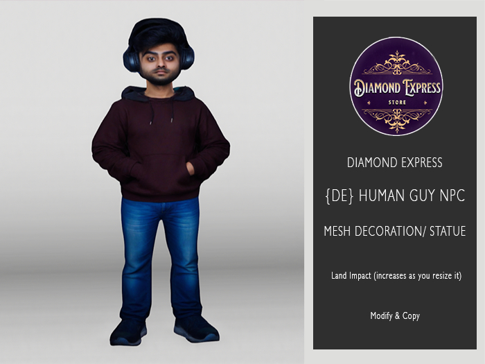 {DE} Human Guy – 3D Mesh