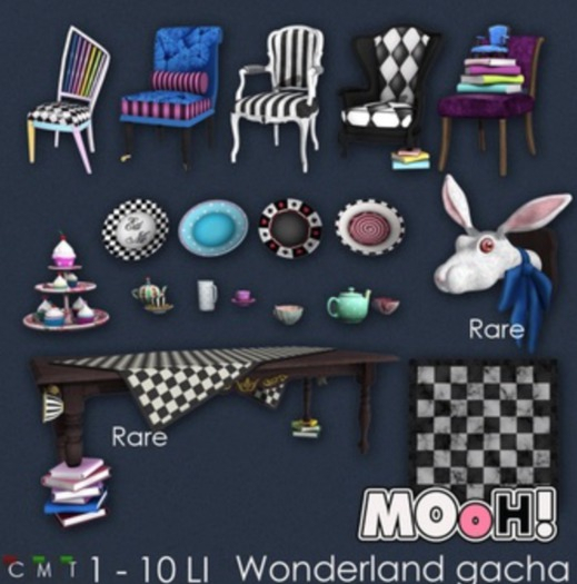 10. MOoH! Wonderland table 10LI RARE