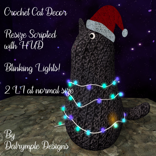 [Dalrymple Designs] Crochet Cat Decor